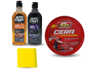 Kit Limpeza Proauto Completo – Shampoo, Pretinho, Cera e Esponja para Cuidados Automotivos