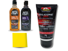 Kit Limpeza Proauto Completo – Shampoo, Pretinho, Silicone e Esponja para Cuidados Automotivos