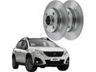 Disco de Freio Traseira HIPPER FREIOS para Peugeot 2008 1.6 16V 2015 até 2024