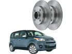 Disco de Freio Traseira HIPPER FREIOS para Citroen C3 Picasso 1.6 16V 2011 até 2015
