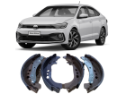 Lona Patim Sapata Freio com Lona SYL Volkswagen Virtus 1.6 2018 até 2022 Sistema Teves