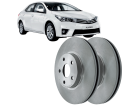 Disco de Freio Dianteira MDS para Toyota Corolla 1.8 2.0 16V 2014 até 2019