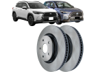 Disco de Freio Dianteira MDS para Toyota Corolla Cross 1.8 2.0 16V 2022 até 2025