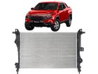 Radiador de Água LPL para Fiat Toro 1.8 16V 2016 até 2022