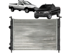 Radiador de Água MAK para Fiat Strada 1.3 1.4 1.8 8V FIRE POWERTRAIN 2001 até 2013