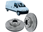 Disco de Freio Dianteira HIPPER FREIOS para Peugeot Boxer 2.3 16V 2010 até 2017