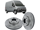 Disco de Freio Dianteira HIPPER FREIOS para Fiat Ducato 2.3 16V 2010 até 2021