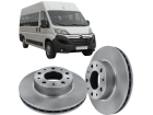 Disco de Freio Dianteira HIPPER FREIOS para Citroen Jumper 2.3 16V 2010 até 2020