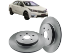 Disco de Freio Traseira MDS para Toyota Corolla 1.8 2.0 16V ALTIS ALTIS HYBRID ALTIS HYBRID PREMIUM ALTIS PREMIUM 2020 até 2024