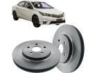 Disco de Freio Dianteira MDS para Toyota Corolla 1.8 2.0 16V ALTIS ALTIS HYBRID ALTIS HYBRID PREMIUM ALTIS PREMIUM 2020 até 2024