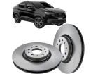 Disco de Freio Dianteira HIPPER FREIOS para Fiat Fastback 1.0 12V 2023 até 2025