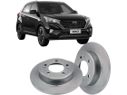 Disco de Freio Traseira MDS para Hyundai Creta 1.0 12V 2.0 16V 2022 até 2025