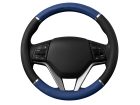 Capa de Volante 38cm Preto com Azul