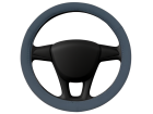 Capa De Volante Cinza 38cm Antiderrapante Para Carros