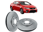 Disco de Freio Dianteira HIPPER FREIOS para Kia Cerato 1.6 2.0 16V 2006 até 2013