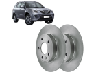 Disco de Freio Traseira HIPPER FREIOS para Chery Tiggo 2 1.5 16V 2018 até 2022